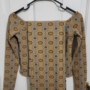 Zara Jacuard Pencil Skirt and Top Set XS